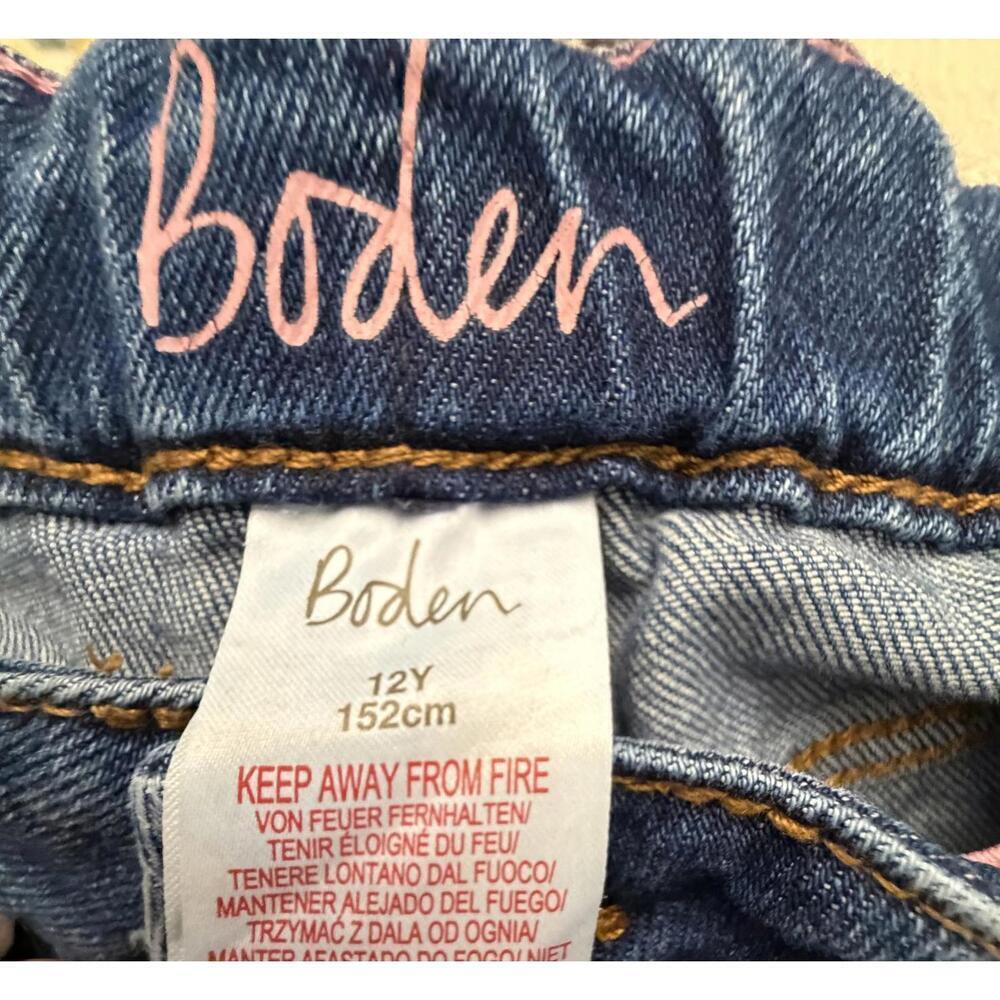 Boden girls elastic waist jeans size 12Y - Picture 5 of 6